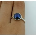 thumbnail image 4 of Navya Craft Peacock Black Color Round Pearl Sterling Silver Handmade Women Statement Ring Size 8.0, 4 of 7