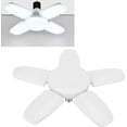 thumbnail image 2 of LED 5 leaf garage light 80W folding light, suitable for barn basement workshop workbench 85-265V, 2 of 7