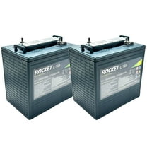 Rocket L-105 225Ah 6V Golf Cart Battery - Replaces Trojan T-105 (Set of 2)