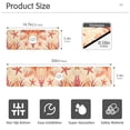 thumbnail image 3 of Yayeee Faucet Mat for Kitchen Sink 30" Diatomite Long Splash Guard Pad, Red Starfish, 3 of 7