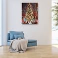 thumbnail image 2 of Cuadro Decorativo - Guirnalda de árbol de Navidad Jr Impresión en canvas, estrechado., 2 of 2