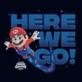 thumbnail image 2 of Girls The Super Mario Galaxy Movie Here We Go Sparkle Sky T Shirt, 2 of 5