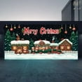 thumbnail image 2 of Christmas Christmas Garage Banner Personality Scene Background, 2 of 3