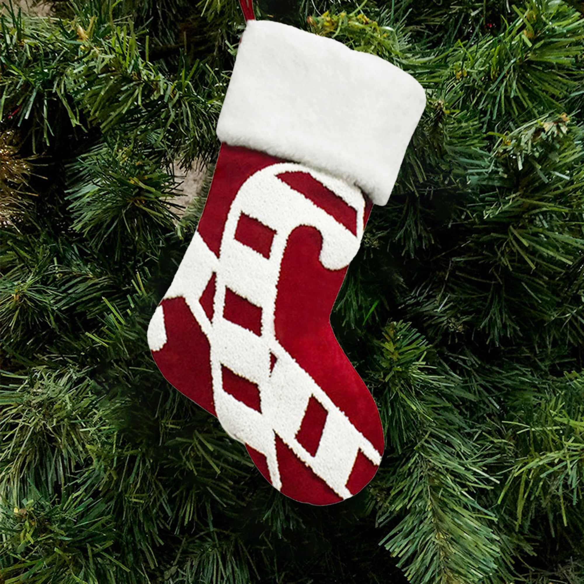 Creative Sock,Christmas Tree Leaves Printed Sock,Christmas Sock,Soft Daily Sock,Cute Sock,Fashion Cotton Sock,Christmas Gift for Her