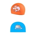 thumbnail image 1 of 2x PU Swim Niños Sombrero de Natación Edad 2-12 Niño Natación Piscina ,, 1 of 6