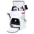 thumbnail image 2 of Mochila Aeromax Jr. Astronaut White con parches de la NASA, 2 of 3