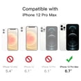 thumbnail image 2 of JETech Magnetic Case for iPhone 12 Pro Max 6.7-Inch Compatible with MagSafe, Translucent Matte Back Slim Shockproof Phone Cover (Gray), 2 of 6