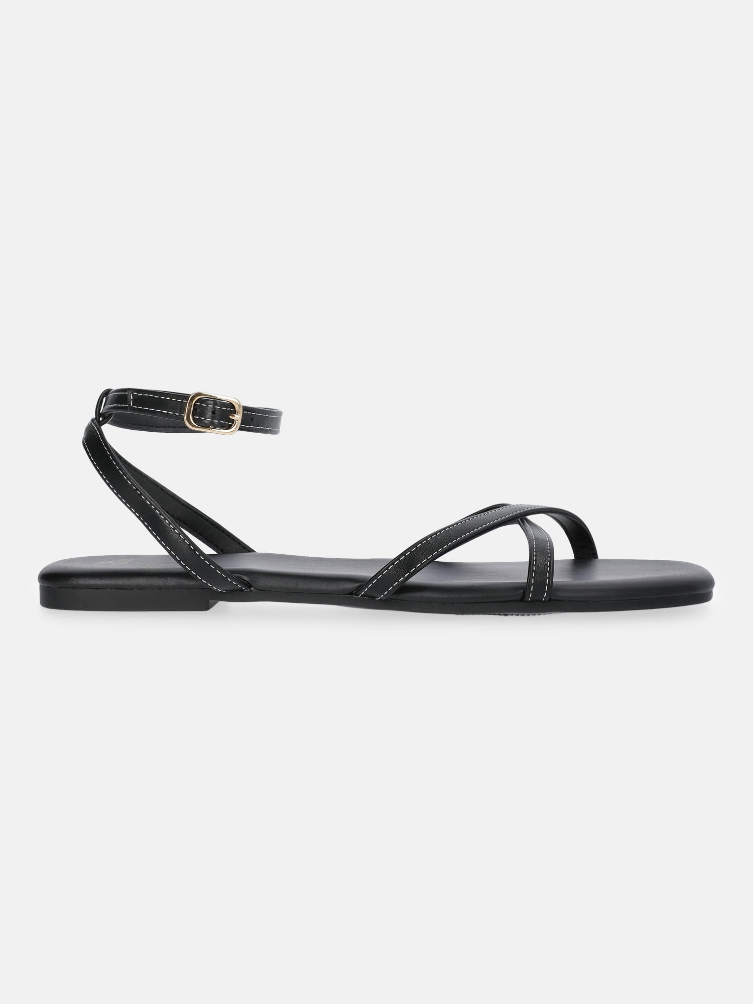 Time and Tru Women's Strappy Flat Sandals