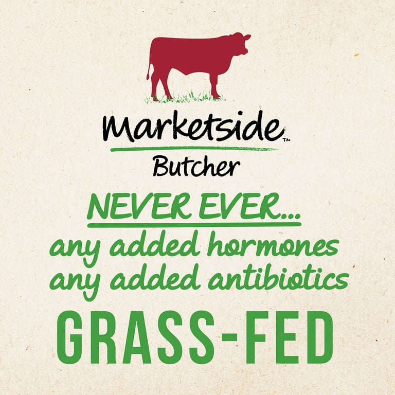 Marketside Butcher Grass-Fed Ground Beef, 80% Lean/20% Fat, 1 lb 