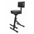 thumbnail image 2 of Silla de tambor taburete de guitarra plegable con respaldo ajustable perfecl, 2 of 8