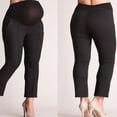 thumbnail image 2 of Pantalon Taille Haute de Maternité pour Femmes Enceintes, Uni, Décontracté, Long, 2 of 5