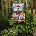 thumbnail image 2 of Bichon Frise Cowboy Welcome Garden Flag, 2 of 5