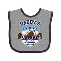 Inktastic Daddy Football Buddy Boys or Girls Baby Bib