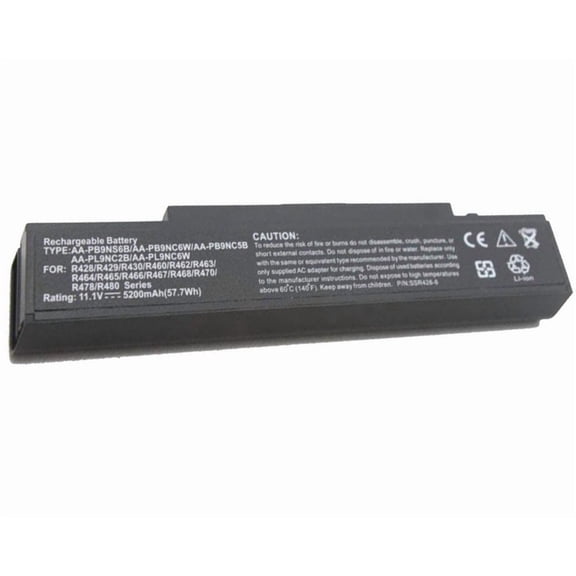 AA-PB9NC6B AA-PB9NS6B Laptop Replacement Battery For R519 R530 R540 R580 R780 RV511   RC520 R522 NP350V5C NP300E5C NP300E5A NP350E5C NP300E5A