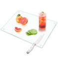 thumbnail image 1 of VASUHOME Tempered Glass Cutting Board for Kitchen (12x16), Long Lasting Clear Glass Cutting Board for Countertop - Scratch, Heat, and Shatter Resistant - Easy to Clean, 1 of 7
