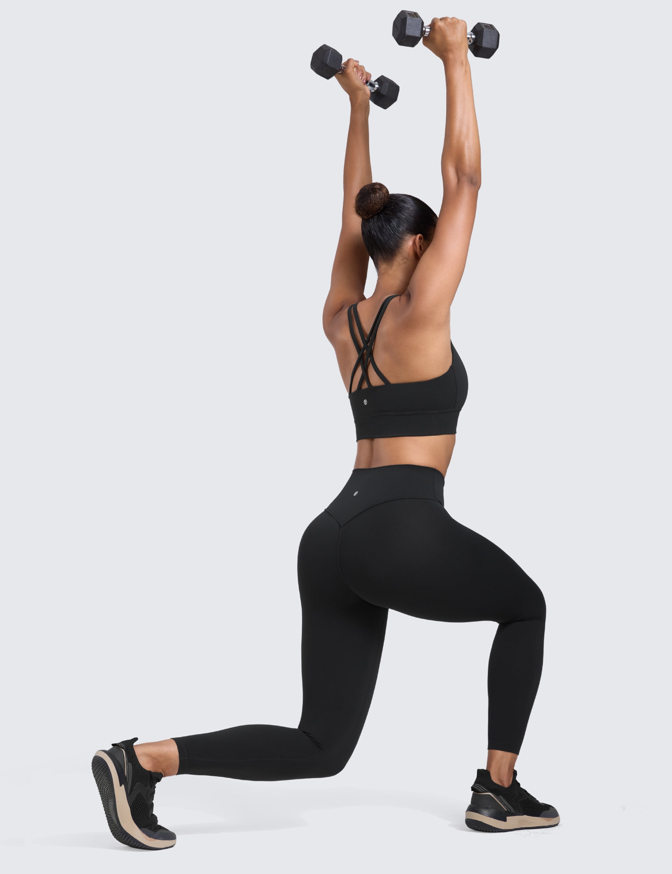 CRZ YOGA Secretsculpt Butterlift Leggings 25 Inches High Waisted No Front Seam Yoga Pants