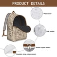 thumbnail image 4 of Leopard Print Backpack for School,Cute School Bag,Schoolbag with Adjustable Shoulder Straps & Padded Back,15.7"x11.8"x5.5", 4 of 5