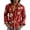 Red, variant on Men's 70s Retro Floral Long Sleeve Shirt Bohemian Loose Casual Hippie Top Vacation Holiday Travel Blouse