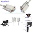 thumbnail image 3 of Cable De Extensión Cable convertidor serial RS232 de 9 pines hembra a hembra DB9 de 9 pines para PC (1,5 m) Likrtyny Para estrenar, 3 of 7