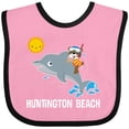 thumbnail image 3 of Inktastic Huntington Beach California Boys or Girls Baby Bib, 3 of 4