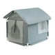 thumbnail image 4 of Refugio para gatos callejeros Salvador casa para mascotas cueva portátil impermeable cama para mascotas gris, 4 of 10