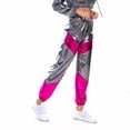 thumbnail image 4 of Pantalon pour Femmes Pantalon de Sport de Loisir de Boîte de Nuit Pantalon de Rue Hop Fête Brillant Coloré Pantalon Pantalon de Travail Femmes Gris TTG, 4 of 4