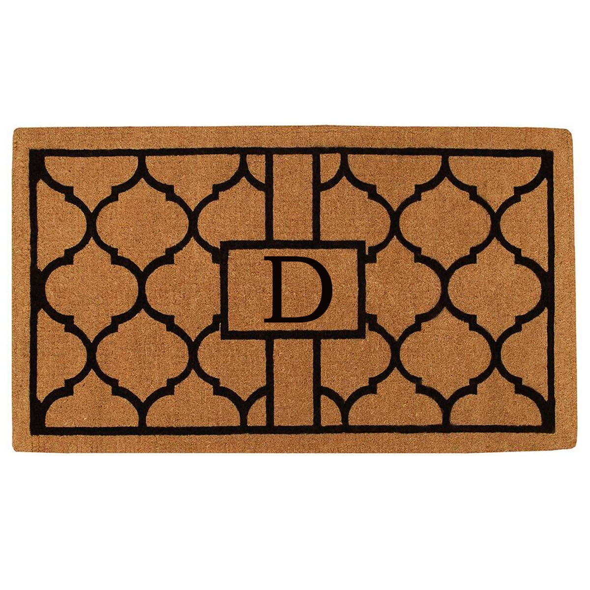 Calloway Mills Pantera Monogram Outdoor Doormat, Extra-thick 3' x 6' (Letter L)