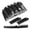 Black10pcs, variant on 10pcs Foldable Combs in Bulk Individually Wrapped, Travel Pocket Hair Comb, Folding Hair Brush Double Headed, Brush Comb Styling Tool for Men Women Combs, Black (One Size)