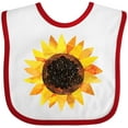 thumbnail image 3 of Inktastic Summer Grunge Sunflower Boys or Girls Baby Bib, 3 of 4