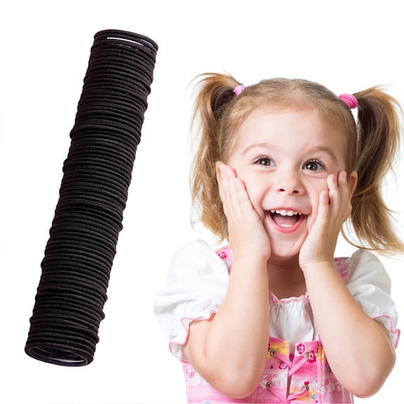 Baby Girls Hair Ties No Crease Ponytail Holders Soft Elastic Toddler Hair Accessories 50PCS