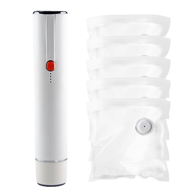 Handheld Vacuum Sealer Sealer Portable Mini Vacuum Sealer For & With 5PCS Vacuum Bags Type C Charging 1200mah