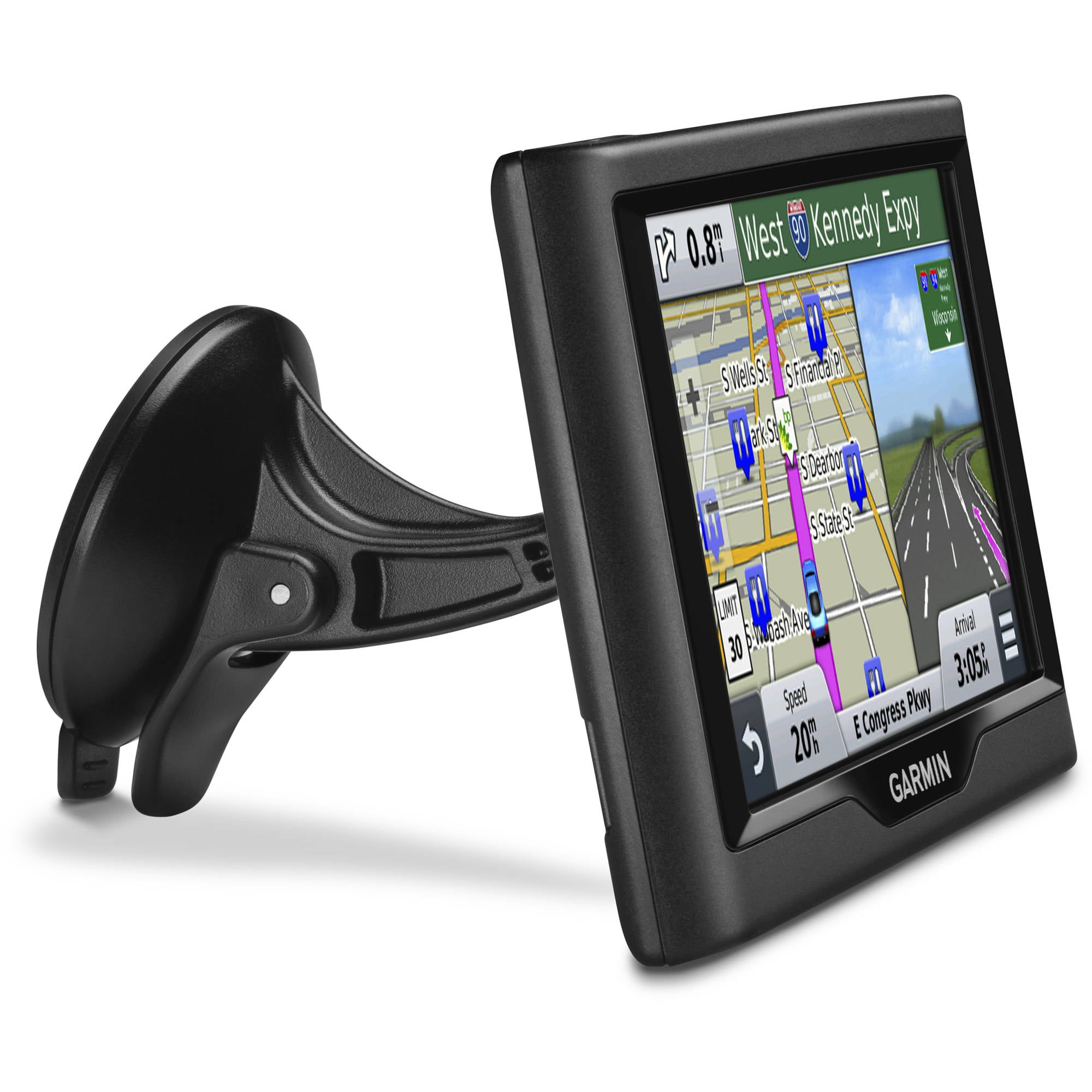 arbejder tvilling Brandmand Garmin Nuvi 57 5-Inch GPS Navigator Direct Access Foursquare - Walmart.com
