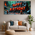 thumbnail image 5 of Neon Theme Banner Spooky Halloween Decorative Colorful Design for Birthday Party Holiday Event Indoor Decoration, 5 of 9