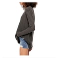 thumbnail image 3 of Free People Women's Ocean Air Hacci Pullover Black Size X-Small, 3 of 3
