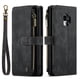 thumbnail image 5 of Wallet Case Artificial Leather Card Holder, Magnetic Kickstand & Zipper For Samsung Galaxy S23 S22 S21 S20 Ultra S21 FE S10 S9 S8 Plus Note 10 Note 20 Ultra, 5 of 5