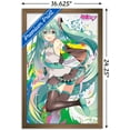 thumbnail image 3 of Hatsune Miku - Color Splash Wall Poster, 14.725" x 22.375", Framed, 3 of 5