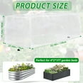 thumbnail image 5 of Hyasfey Garden Netting Pest Barrier for Raised Beds Plant Cover with Double Drawstring Rectangular Mesh Netting Greenhouse Protection Screen for Plant Vegetable Fruit Flower, 5 of 6
