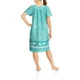 thumbnail image 2 of Women's Flutter Sleeve Lounger Sleep Gown (Sizes S-3X), 2 of 2