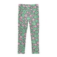 thumbnail image 4 of joogoo Girls' Leggings Circles Art Yoga Pants 7-8T, 4 of 8