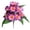 Purple, variant on Poinsettias Artificial Flowers for Outdoors, 1 Bundles Fake Silk Flowers Faux Plastic Plants UV Resistant for Home Garden Porch Patio Outdoor Indoor Decor, 16.53 Inch, Purple