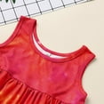 thumbnail image 6 of FRSASU Kids Dress ,Baby Girls' Dresses Toddler Infant Colorful Bandhnu Tie-Dye Clothes Outfits, 6 of 9
