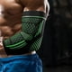 thumbnail image 3 of Calentadores de brazo deportivos de nailon de color liso para hombre, de alta elasticidad, para hombre, 3 of 3
