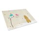 thumbnail image 1 of Tabla de cortar de vidrio Caroline's Treasures BB2541LCB Regalos de Navidad entre amigos color canela grande multicolor, 1 of 1