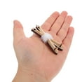 thumbnail image 3 of 10 Pcs Mini Christmas Sleigh Sled Pendant Tree Decoration Khaki, 3 of 7