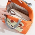 thumbnail image 2 of Lovely Portable Bear Tiger Oxford Colorful Cow Insulation Bag Lunch Bag Food Thermal Bag Milk Bottle Case E, 2 of 8