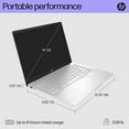 thumbnail image 2 of HP Pavilion Plus 14 inch Laptop, 2.8K OLED Display, 13th Generation Intel Core i7, 16 GB RAM, 1 TB SSD, NVIDIA GeForce RTX 2050 Graphics, Windows 11 Pro, 14-eh1299nr (2023), 2 of 3