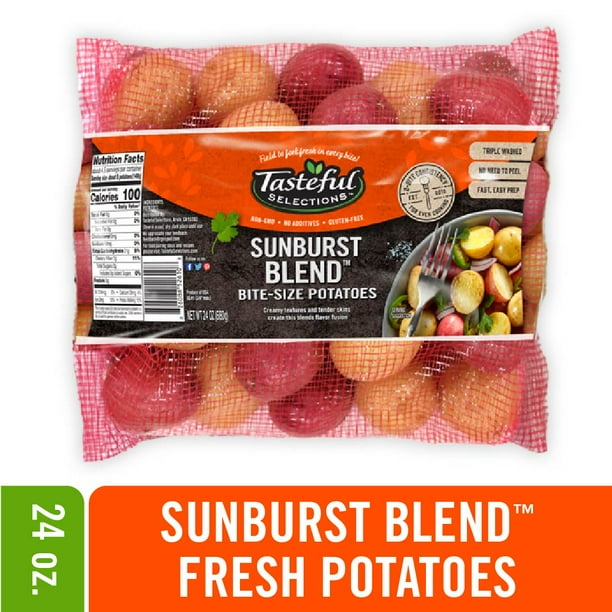 Tasteful Selections Sunburst Blend BiteSized Potatoes, 24 oz Bag