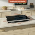 thumbnail image 3 of Built-In 30-in 5 Elements Smooth Surface (Radiant) Black Electric Cooktop Including Dual-Ring Element and Keep Warm Element, 3 of 9