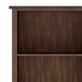 thumbnail image 3 of Simpli Home Artisan 72 inch x 26 inch Solid Wood Contemporary 5 Shelf Bookcase in Russet Brown, 3 of 10