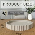 thumbnail image 3 of Decorative Tray for Coffee Table, Decorative Tray, Round Concrete Tray, Decorative Tray for Home, Decorative Table Tray, 3 of 8